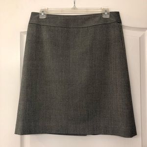 Gray pencil skirt